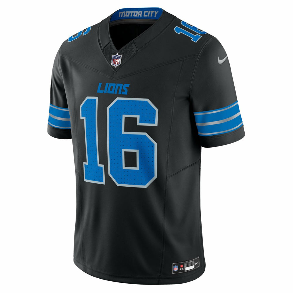 Nike Jared Goff Detroit Lions Vapor F.U.S.E. Limited Jersey Black