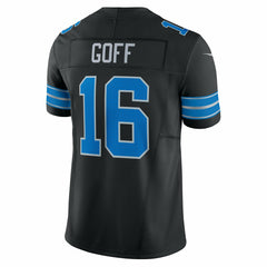 Nike Jared Goff Detroit Lions Vapor F.U.S.E. Limited Jersey Black