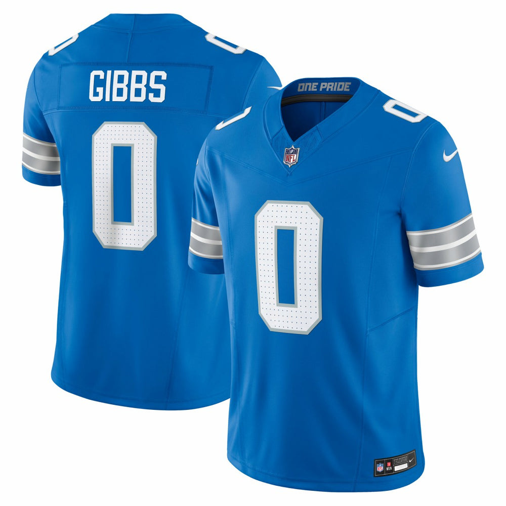 Nike Jahmyr Gibbs Detroit Lions Vapor F.U.S.E. Limited Jersey Blue