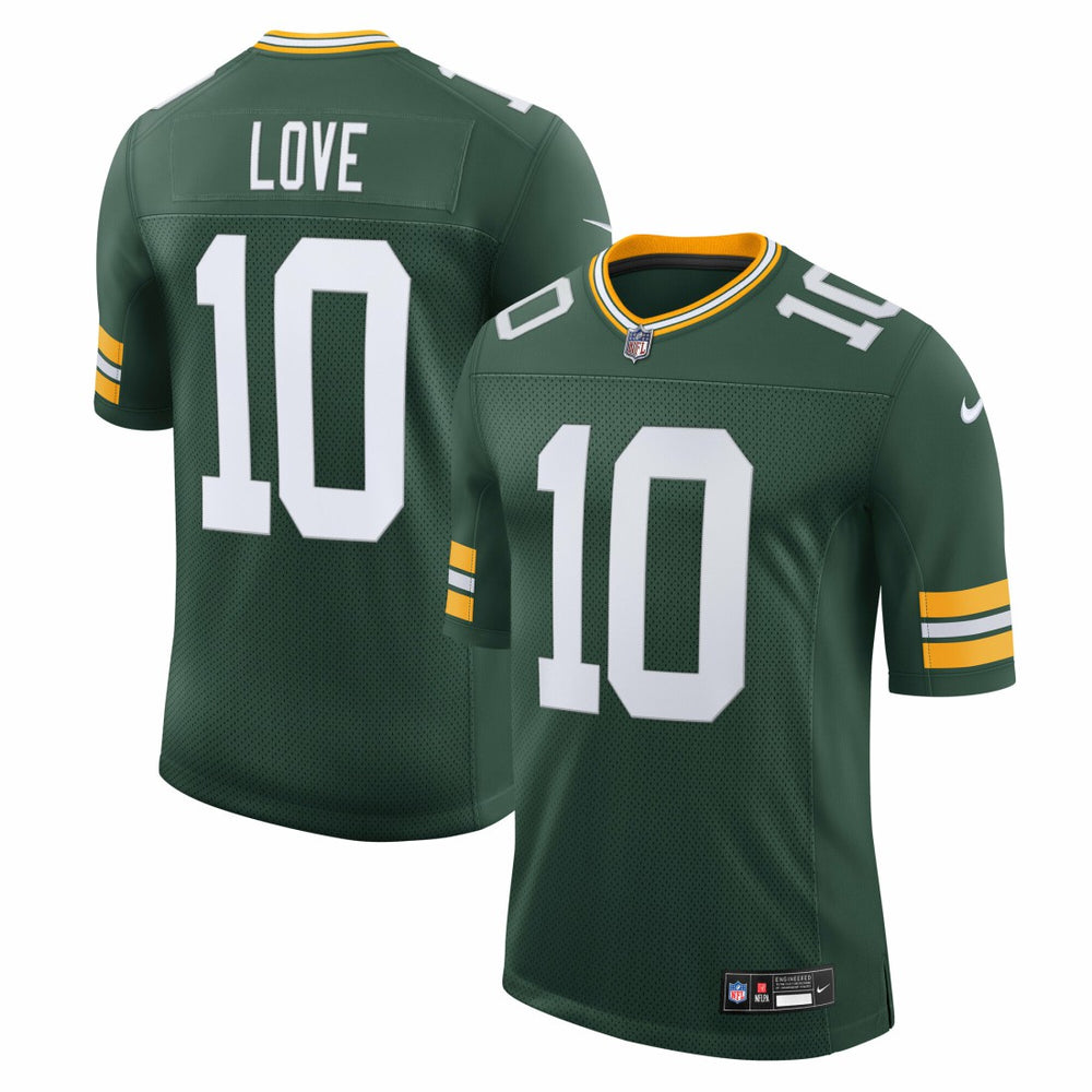 Nike Jordan Love Green Bay Packers Team Vapor Untouchable Limited Jersey Green