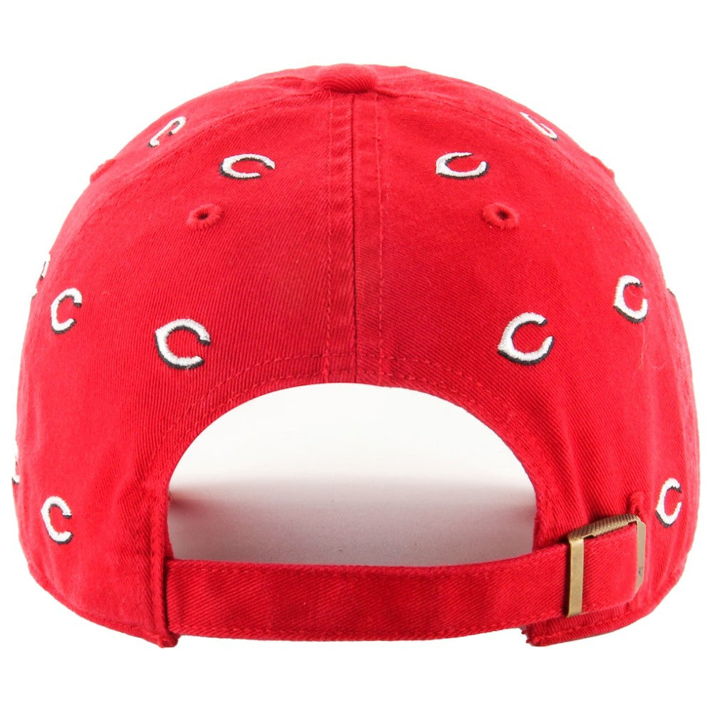 Cincinnati Reds '47 Women's Confetti Clean Up Adjustable Hat - Red - 47 brand Discount