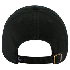 Colorado Rockies '47 Youth Clean Up Adjustable Hat - Black - 47 brand Online