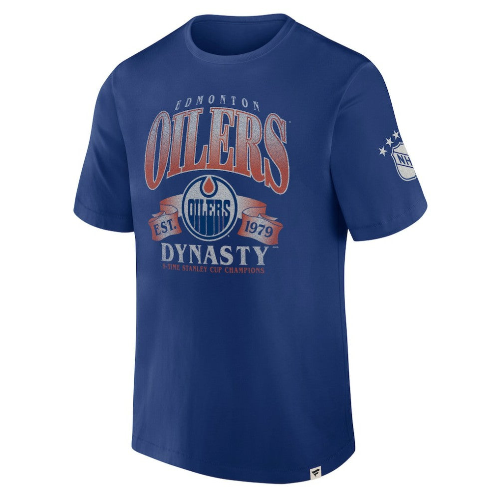 Edmonton Oilers Fanatics Decades Collection Made To Last T-Shirt - Blue - NHL 202135509