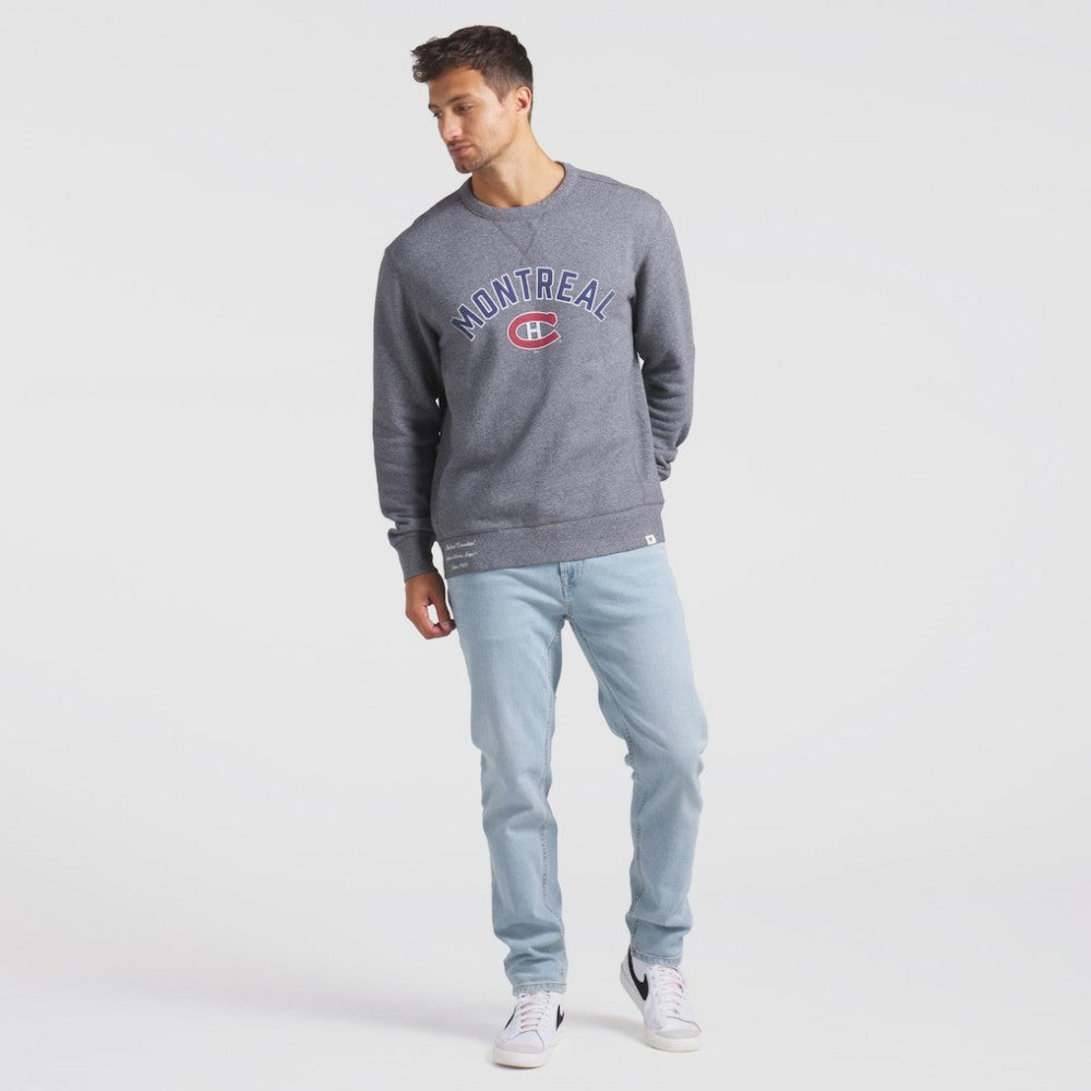 Montreal Canadiens Fanatics Decades Collection Legendary Fleece Pullover Sweatshirt - Heather Gray - NHL 202135600