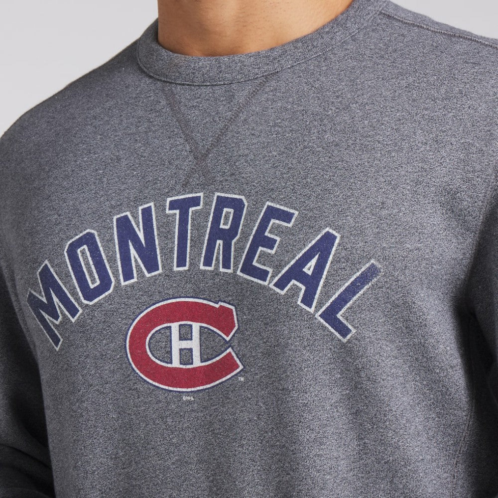 Montreal Canadiens Fanatics Decades Collection Legendary Fleece Pullover Sweatshirt - Heather Gray - NHL 202135600