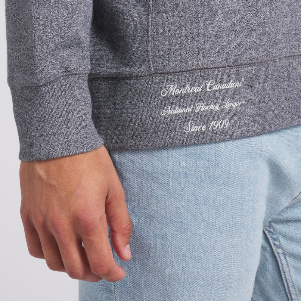 Montreal Canadiens Fanatics Decades Collection Legendary Fleece Pullover Sweatshirt - Heather Gray - NHL 202135600