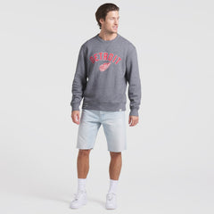 Detroit Red Wings Fanatics Decades Collection Legendary Fleece Pullover Sweatshirt - Heather Gray - NHL 202135606