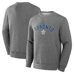 Toronto Maple Leafs Fanatics Decades Collection Legendary Fleece Pullover Sweatshirt - Heather Gray - NHL 202135610