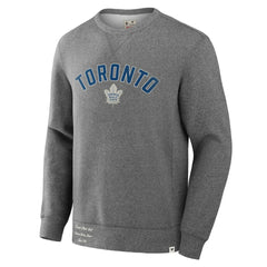 Toronto Maple Leafs Fanatics Decades Collection Legendary Fleece Pullover Sweatshirt - Heather Gray - NHL 202135610