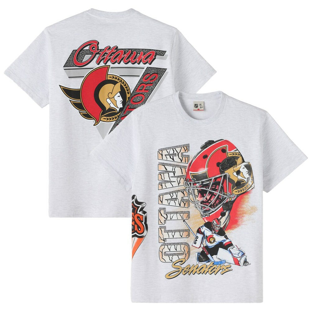 Ottawa Senators OVO x NHL Retro T-Shirt - Heather Gray - NHL 202137986