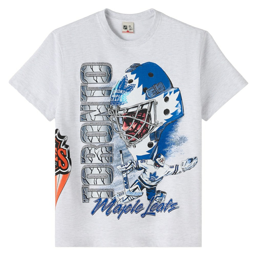 Toronto Maple Leafs OVO x NHL Retro T-Shirt - Heather Gray - NHL 202137987