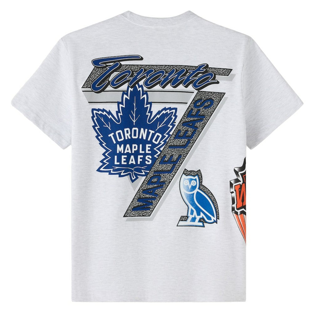 Toronto Maple Leafs OVO x NHL Retro T-Shirt - Heather Gray - NHL 202137987