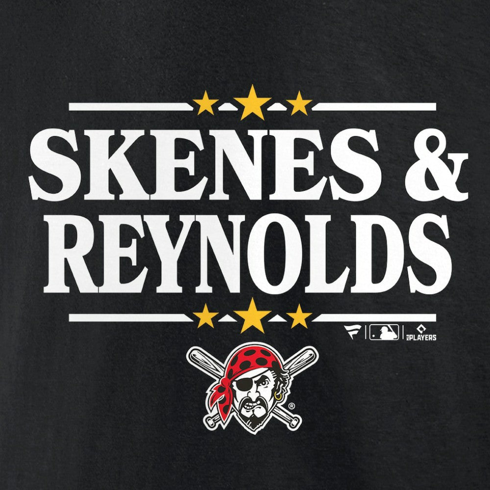 Paul Skenes & Bryan Reynolds Pittsburgh Pirates Election Player T-Shirt - Black - MLB Lifestyle