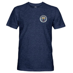 Manchester City 1863FC Color Badge Retro Tri-Blend T-Shirt Navy