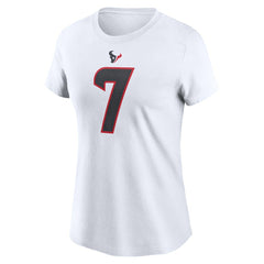 Nike C.J. Stroud Houston Texans Women's Player Name & Number T-Shirt White