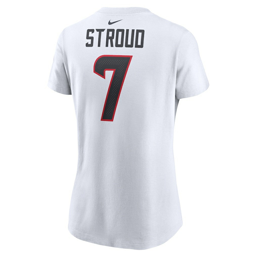 Nike C.J. Stroud Houston Texans Women's Player Name & Number T-Shirt White