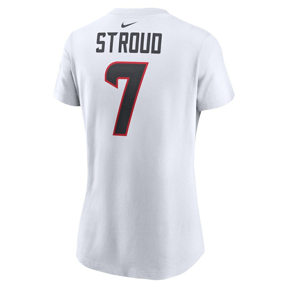 Nike C.J. Stroud Houston Texans Women's Player Name & Number T-Shirt White