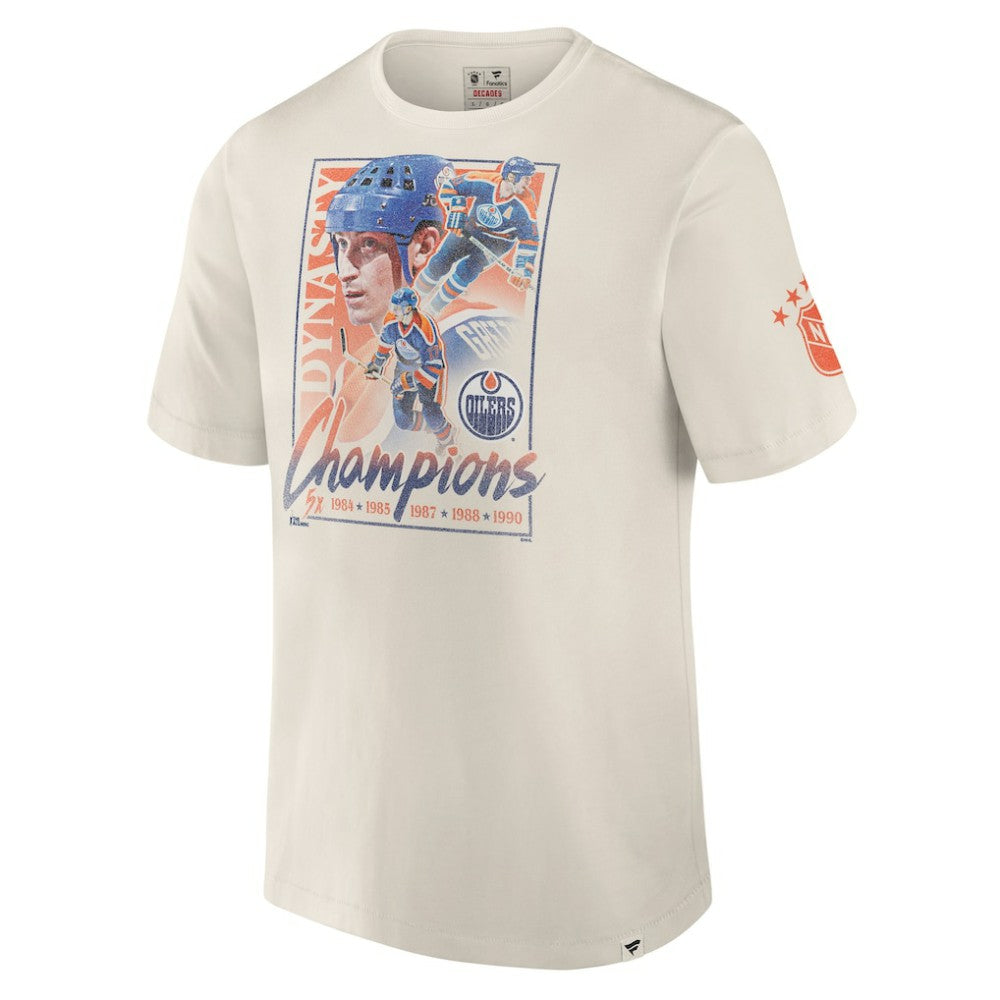 Edmonton Oilers Fanatics Decades Collection Timeless T-Shirt - White - NHL 202143905