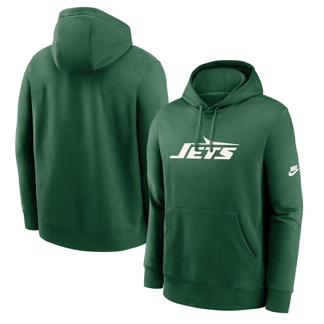 Nike New York Jets Rewind Club Logo Pullover Hoodie Green
