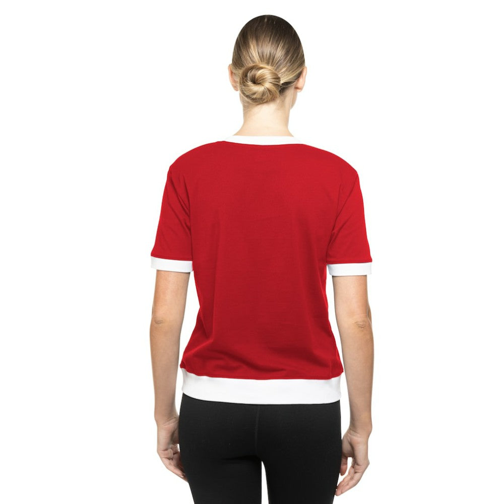 Chicago White Sox New Era Women's 2025 City Connect Rhinestone V-Neck T-Shirt - Red - New Era Online