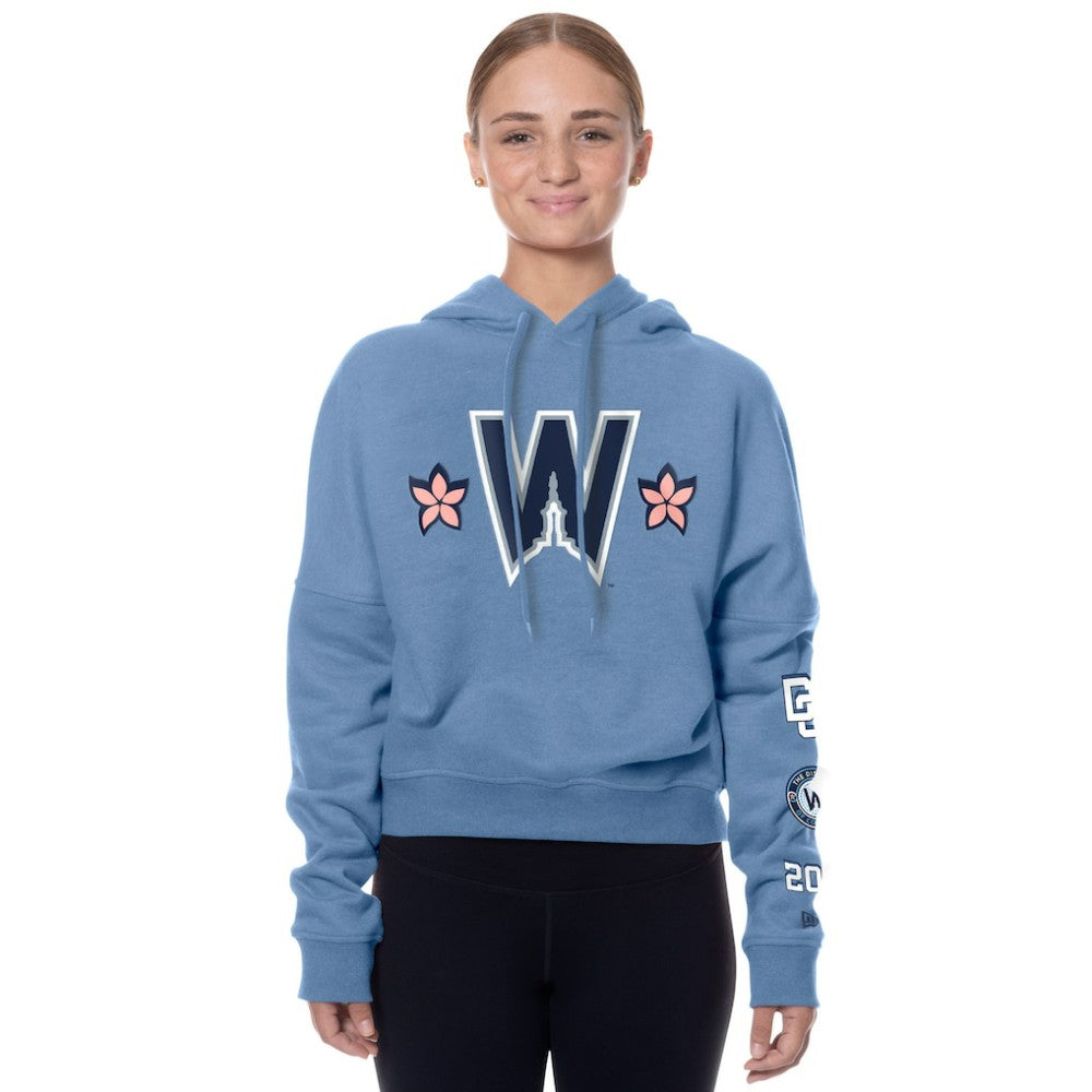 Washington Nationals New Era Women's 2025 City Connect Pullover Hoodie - Blue - New Era on Sale