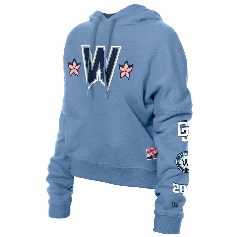 Washington Nationals New Era Women's 2025 City Connect Pullover Hoodie - Blue - New Era on Sale