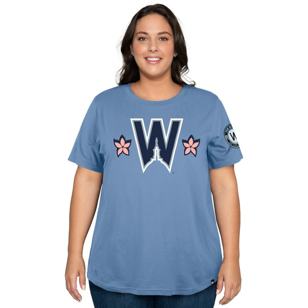 Washington Nationals New Era Women's 2025 City Connect Plus Size T-Shirt - Powder Blue - New Era Lifestyle