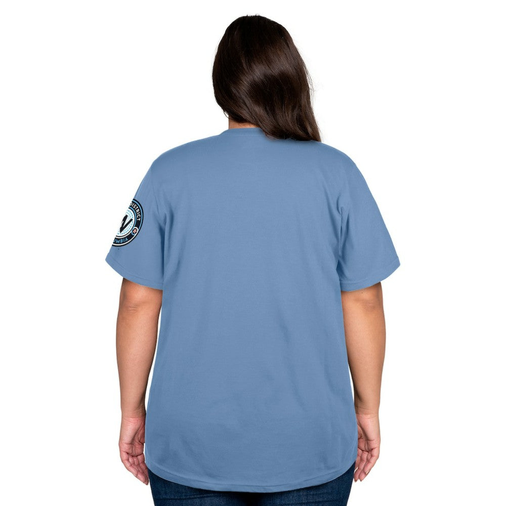 Washington Nationals New Era Women's 2025 City Connect Plus Size T-Shirt - Powder Blue - New Era Lifestyle