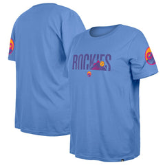 Colorado Rockies New Era Women's 2025 City Connect Plus Size T-Shirt - Blue - New Era Online
