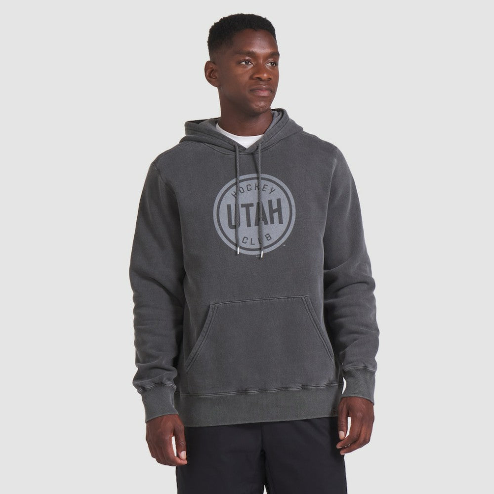 Utah Mammoth Fanatics Redwood Dark Pullover Hoodie - Black - NHL 202144501