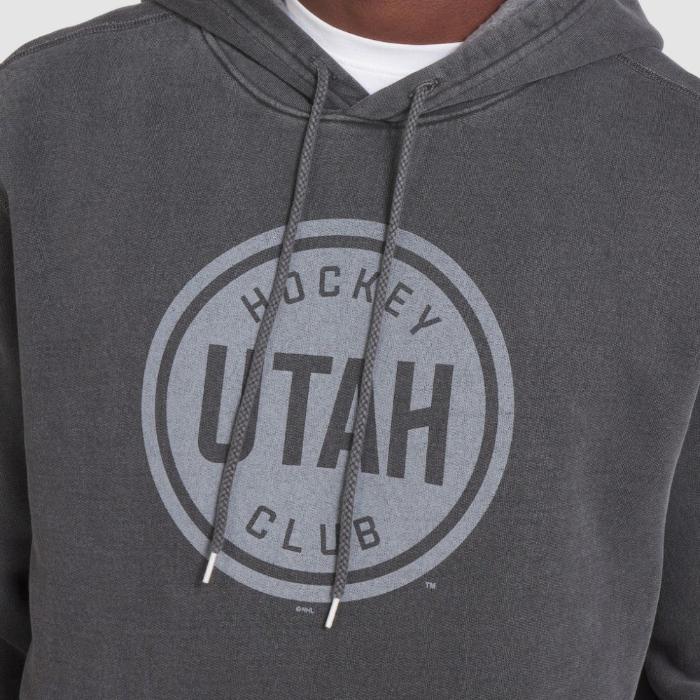 Utah Mammoth Fanatics Redwood Dark Pullover Hoodie - Black - NHL 202144501