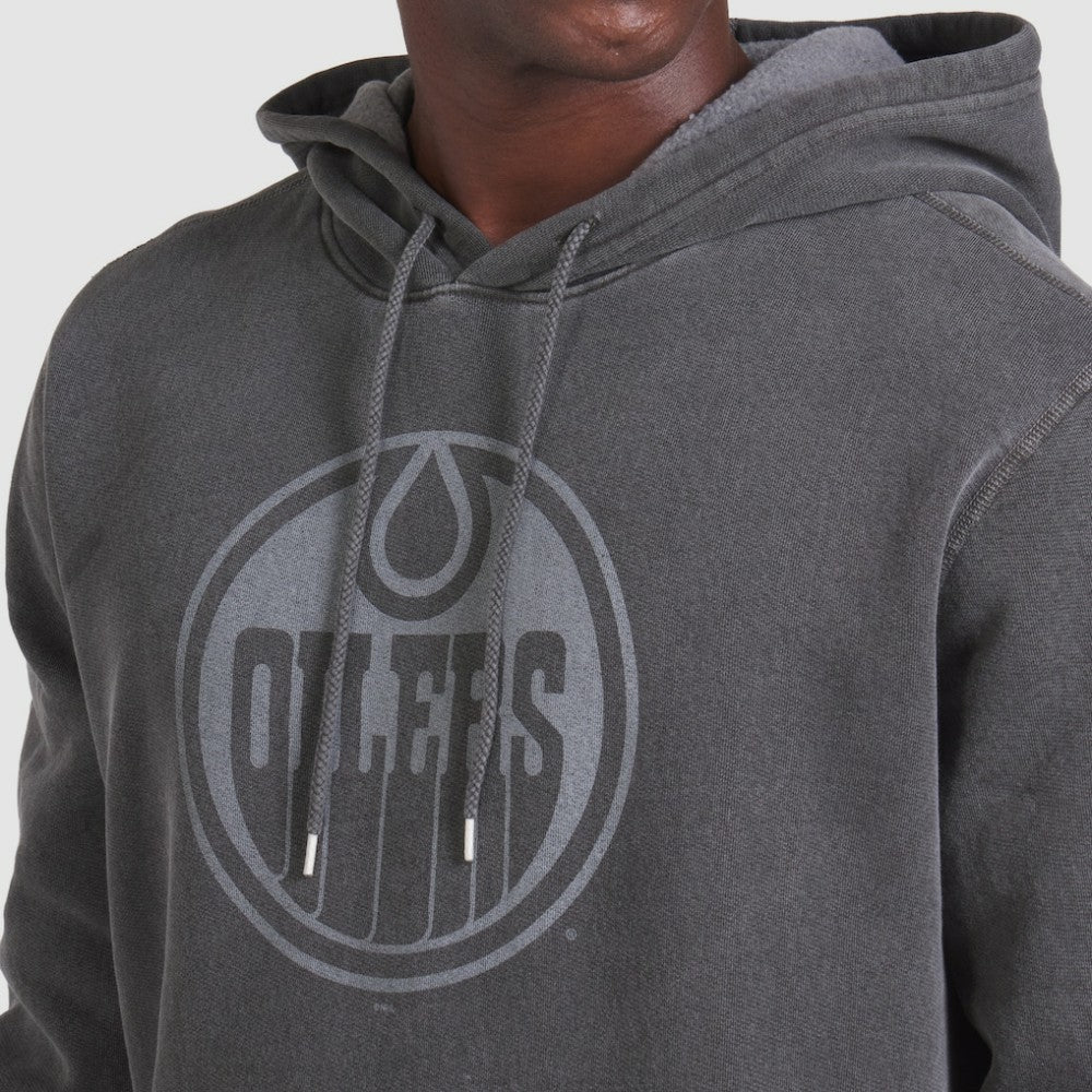 Edmonton Oilers Fanatics Made in Canada Pullover Hoodie - Black - NHL 202144509