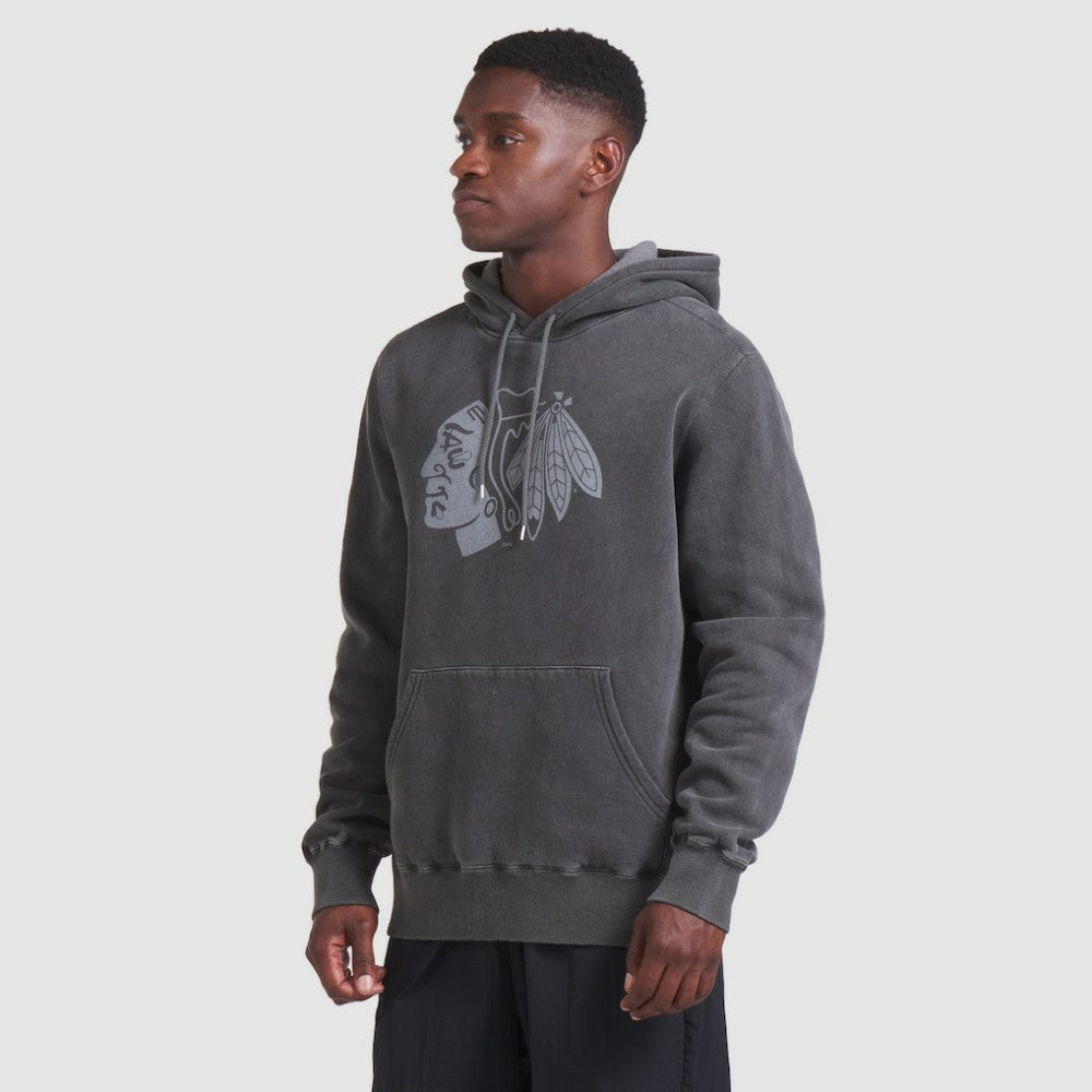 Chicago Blackhawks Fanatics Made in Canada Pullover Hoodie - Black - NHL 202144514