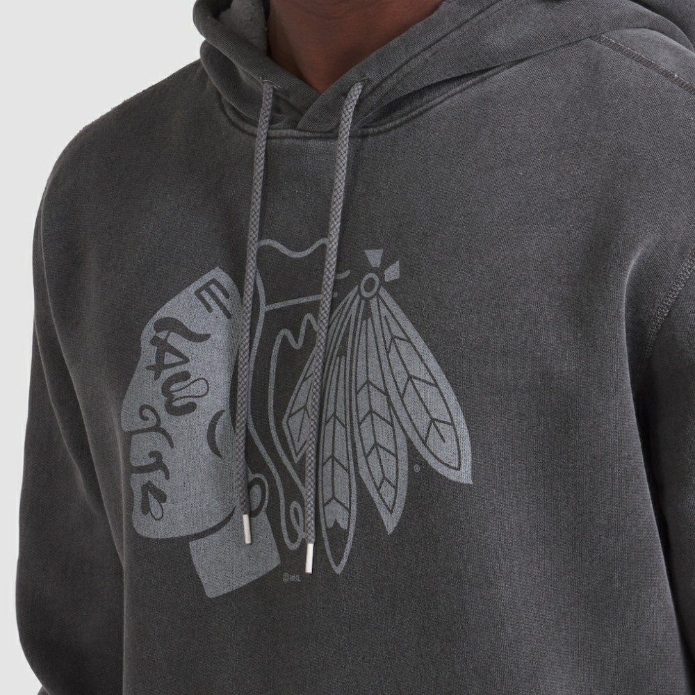 Chicago Blackhawks Fanatics Made in Canada Pullover Hoodie - Black - NHL 202144514