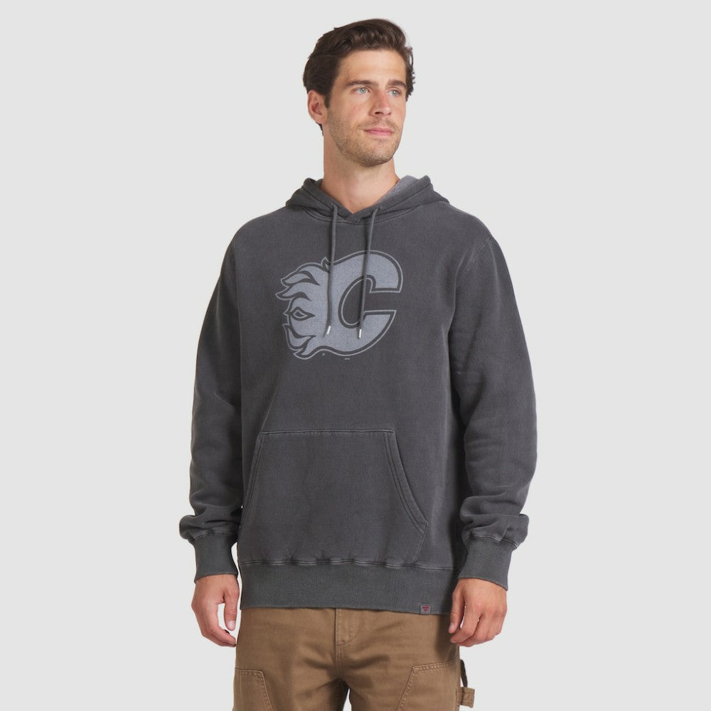 Calgary Flames Fanatics Made in Canada Pullover Hoodie - Black - NHL 202144515