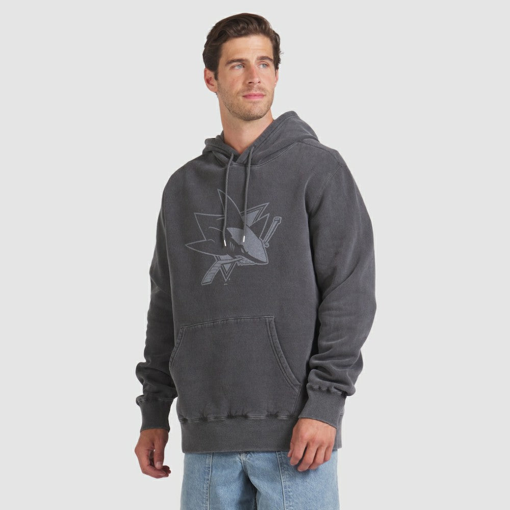 San Jose Sharks Fanatics Made in Canada Pullover Hoodie - Black - NHL 202144517