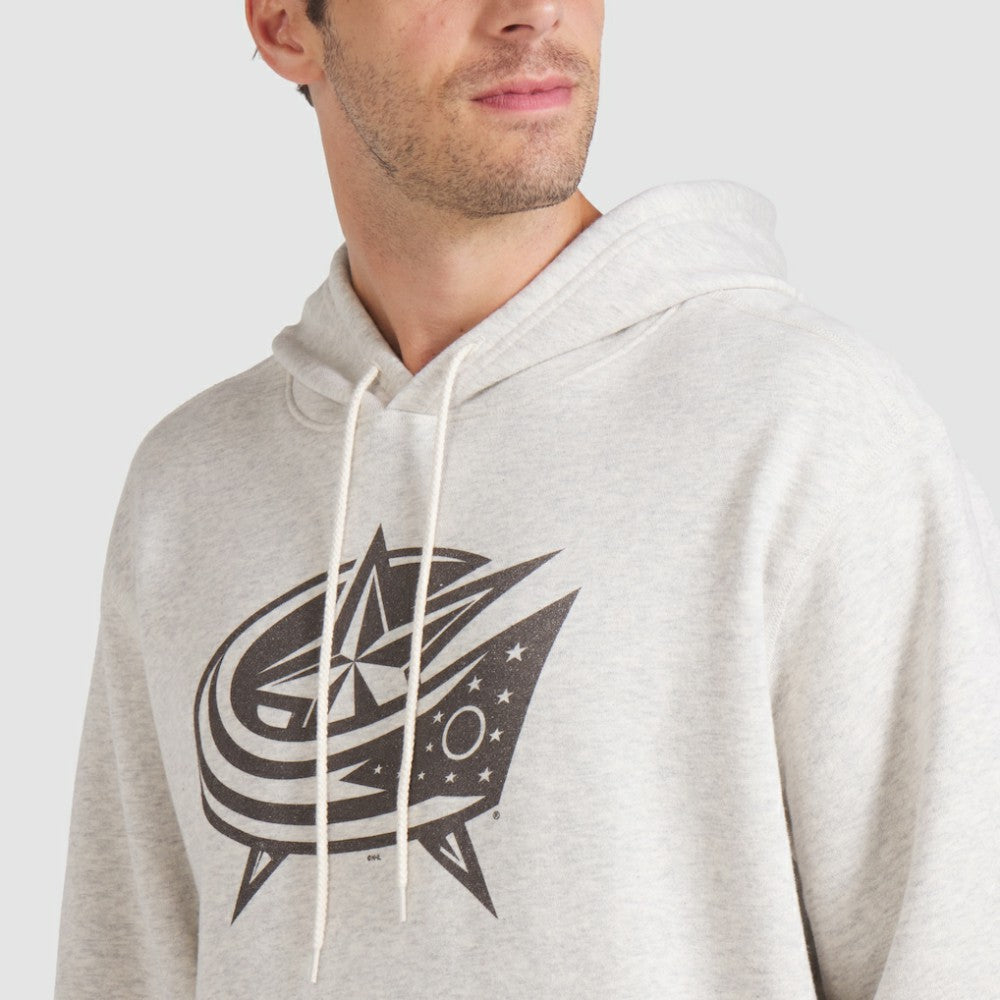 Columbus Blue Jackets Fanatics Made in Canada Pullover Hoodie - Cream - NHL 202144525