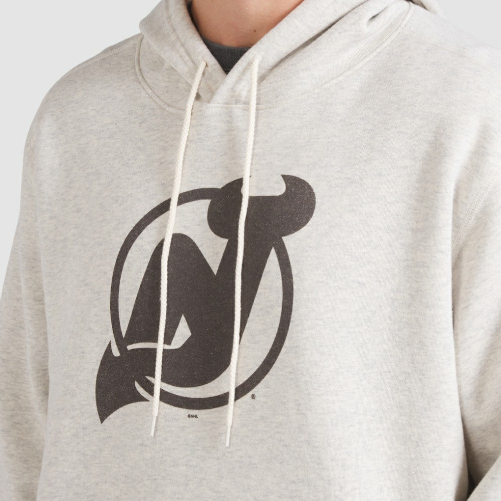 New Jersey Devils Fanatics Made in Canada Pullover Hoodie - Cream - NHL 202144531