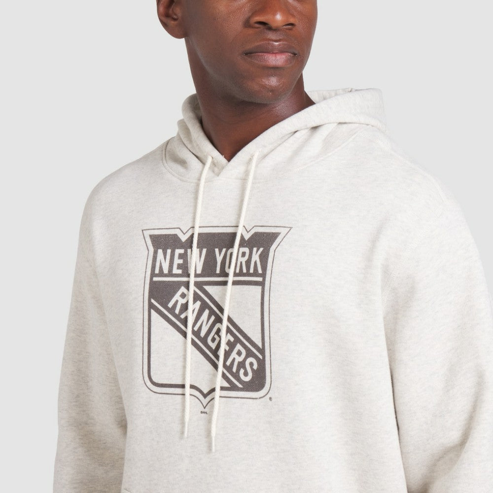 New York Rangers Fanatics Made in Canada Pullover Hoodie - Cream - NHL 202144532
