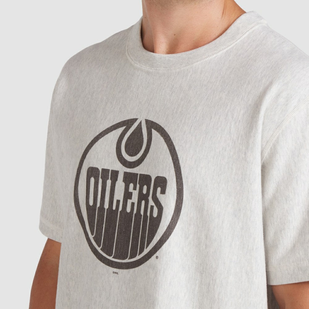 Edmonton Oilers Fanatics Made in Canada T-Shirt - Cream - NHL 202144554