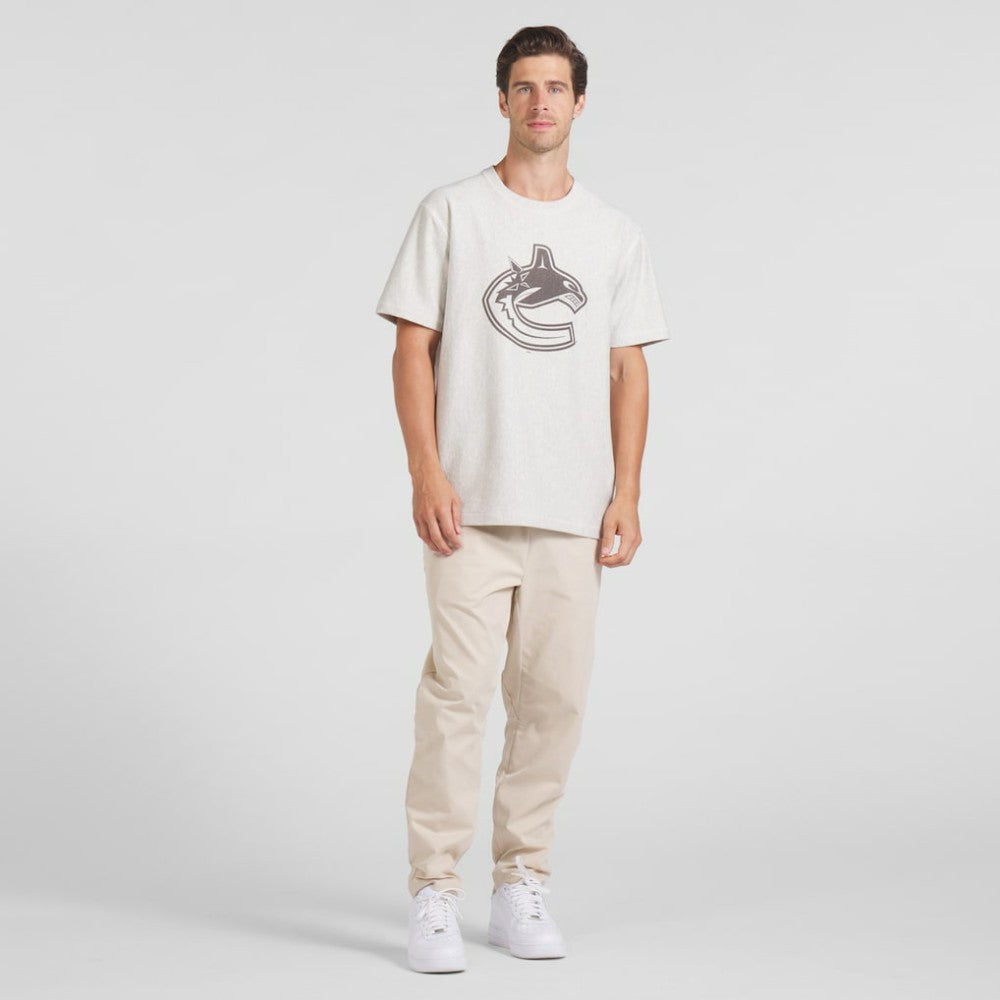 Vancouver Canucks Fanatics Made in Canada T-Shirt - Cream - NHL 202144562