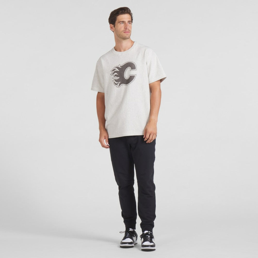 Calgary Flames Fanatics Made in Canada T-Shirt - Cream - NHL 202144566
