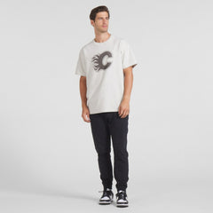 Calgary Flames Fanatics Made in Canada T-Shirt - Cream - NHL 202144566