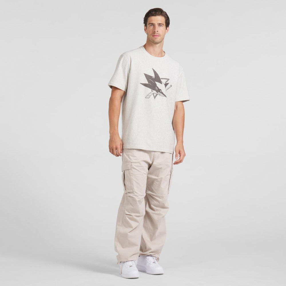 San Jose Sharks Fanatics Made in Canada T-Shirt - Cream - NHL 202144567