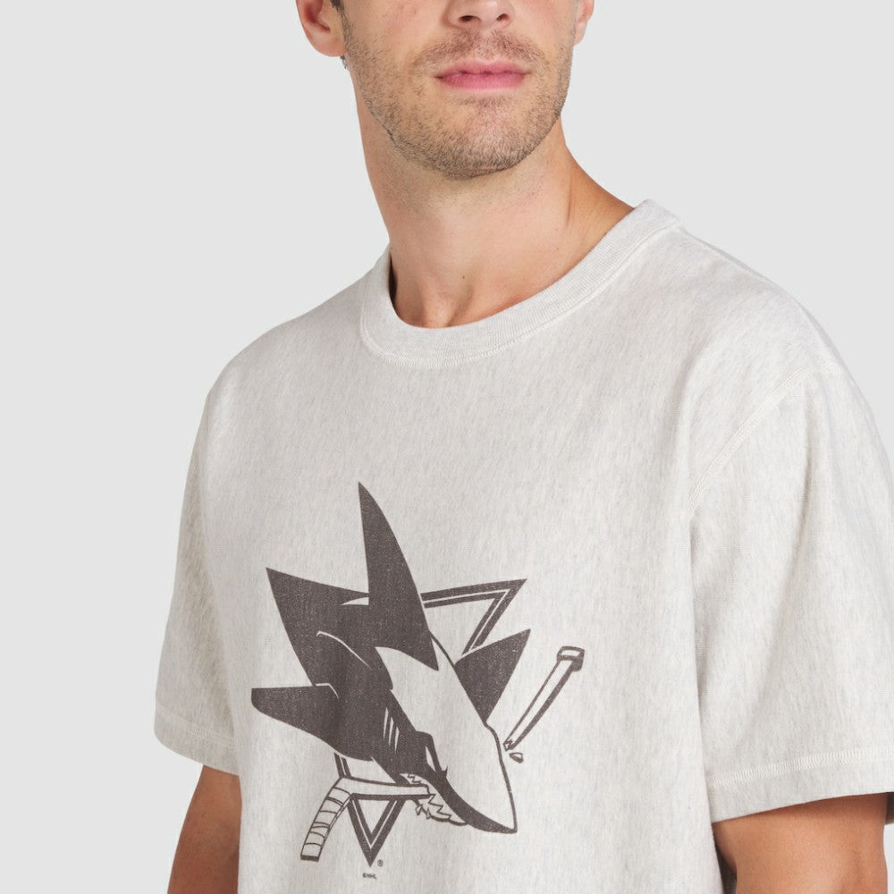 San Jose Sharks Fanatics Made in Canada T-Shirt - Cream - NHL 202144567