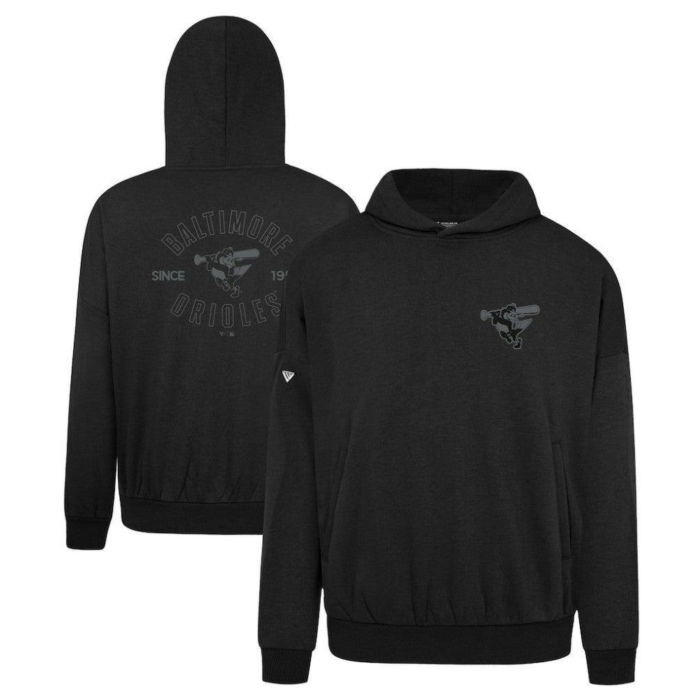 Baltimore Orioles Levelwear Contact Nightfall Pullover Hoodie - Black - MLB Lifestyle