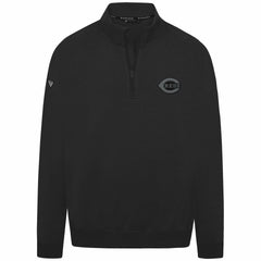 Cincinnati Reds Levelwear Murray Nightfall Quarter-Zip Top - Black - MLB Lifestyle