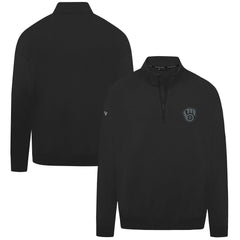 Milwaukee Brewers Levelwear Murray Nightfall Quarter-Zip Top - Black - MLB Sale
