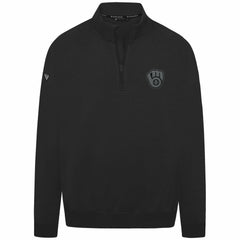 Milwaukee Brewers Levelwear Murray Nightfall Quarter-Zip Top - Black - MLB Sale