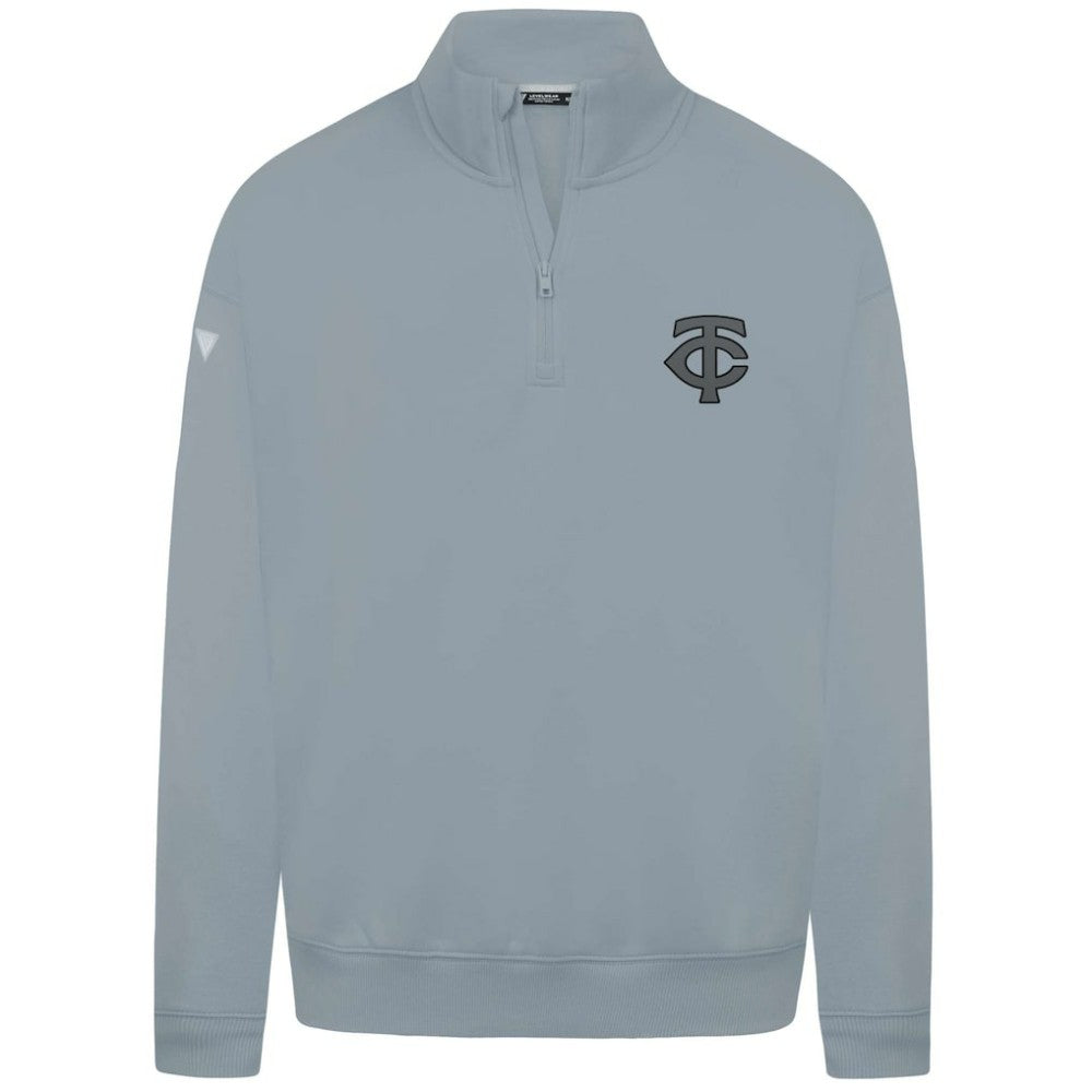Minnesota Twins Levelwear Murray Nightfall Quarter-Zip Top - Gray - MLB Online